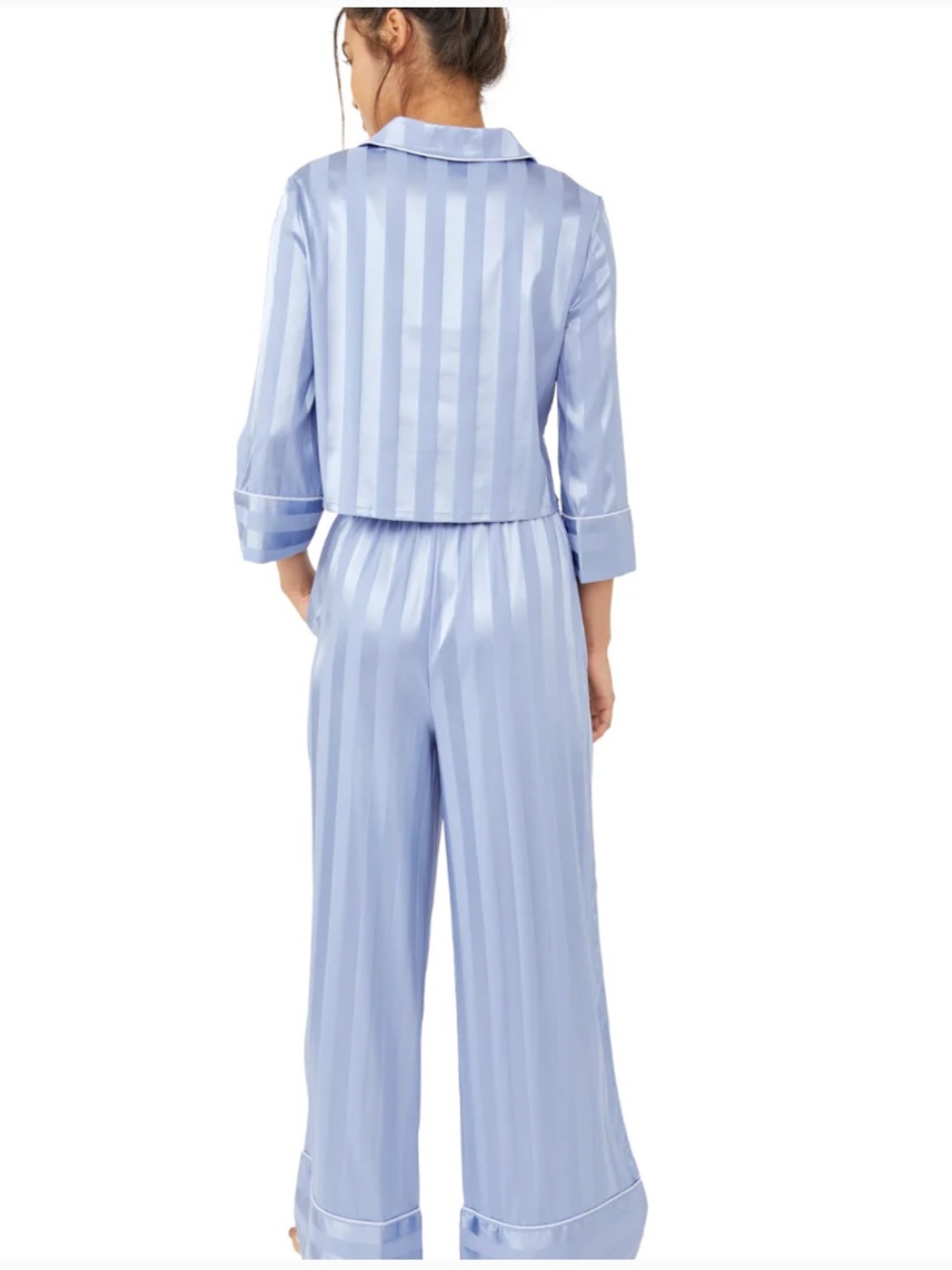 Free people PAJAMA PARTY SLEEP SET - HAZY BLUE XS - Picture 5 of 11